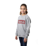 Beirut Burgundy on Grey Kids Sweater