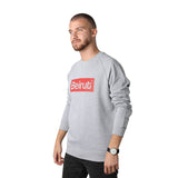 Beirut Red on Grey Men's Sweater