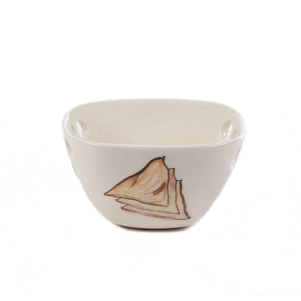 Bread Hand Painted Mini Ceramic Bowl