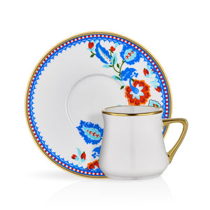 Mouftah El Chark Shades of Blue Espresso Cups - Set of 6