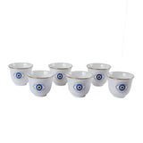 Mouftah El Chark Evil Eye Chaffe Glance - Small Set of 6