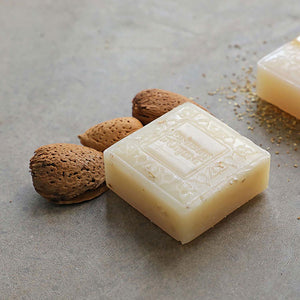 Almond Exfoliant Mini Ma'amoul Soap - Square