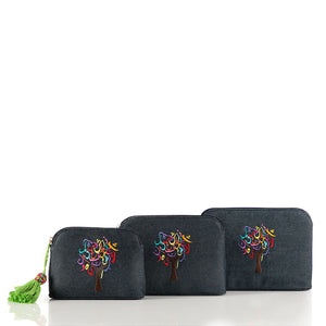 Jeans Tree of Life Pouch